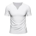 thumbnail image 6 of Maean Mens Summer Shirts V Neck Short Sleeve Soft Comfy Tee Loose Causal Athletic Gym Tshirts Tops, 6 of 6