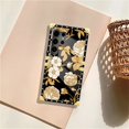 thumbnail image 7 of FKBRCL4U Compatible with Samsung Galaxy S24 Ultra Case, Blooming Rose Golden Flower Luxury Golden Decoration for Girl Women Soft TPU Shockproof Protective Hard PC Back, 7 of 7