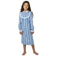 thumbnail image 1 of Lanz Girls' Nightgown Ruffle Granny Gown Long Sleeve Pajama, 1 of 3