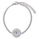 thumbnail image 4 of Pulsera LuckyLy para Mujer con Dije de Ojo Turco Protector Acero Inoxidable y Zirconia Cúbica Fara Plateado UNITALLA, 4 of 7