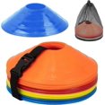 thumbnail image 1 of Conos de fútbol para ejercicios con bolsa de malla y correa: conos deportivos flexibles y resistentes para practicar fútbol, baloncesto y fitness. Conos de agilidad para deportes., 1 of 5