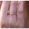 thumbnail image 6 of vylahjewellery Brilliant 1.50 CT Round Cut Moissanite Diamond Ring 14K Rose Gold Affordable Engagement Ring, 6 of 9