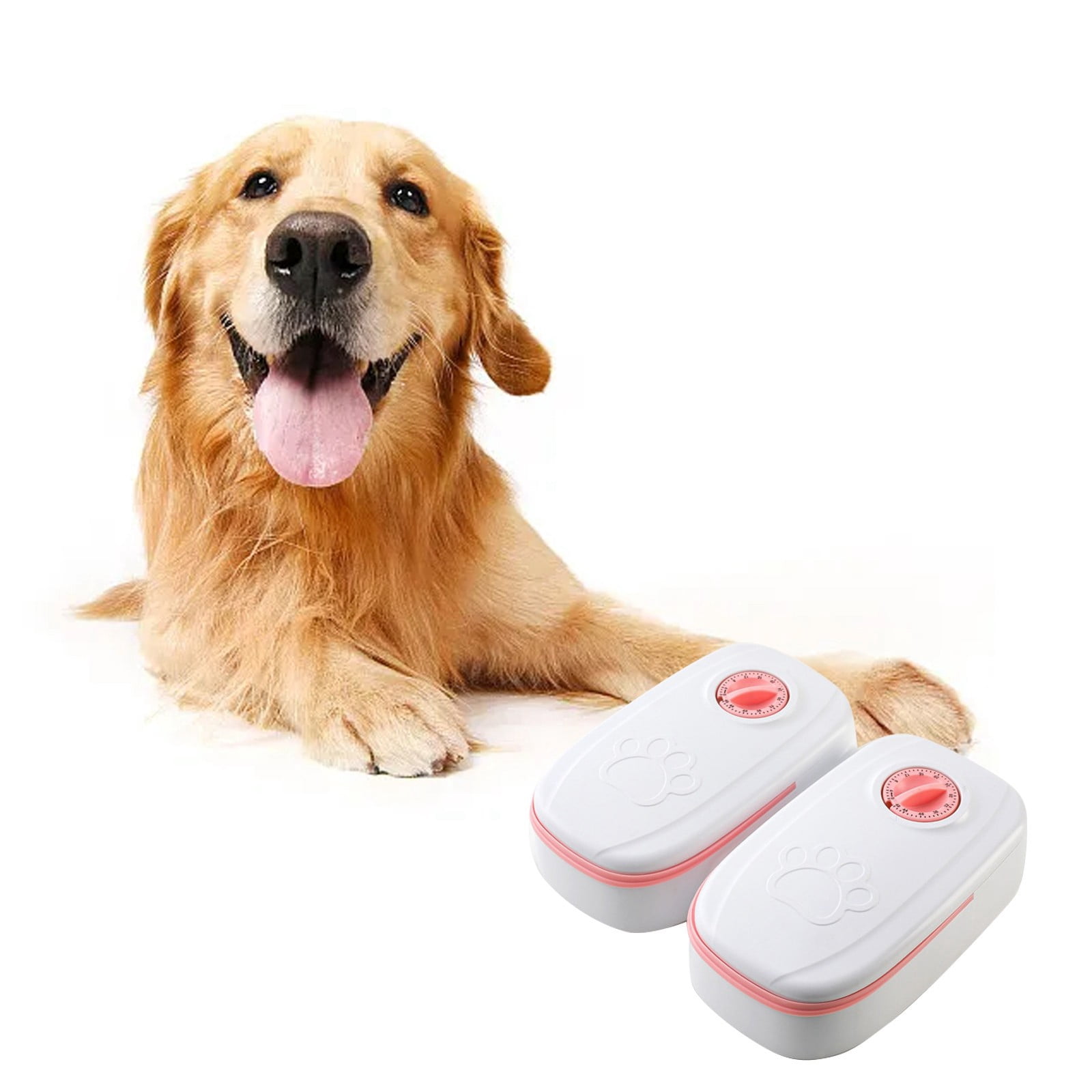 Smart Pet Feeder Bowl Automatic Ration Dispenser for Fresh Dry and Wet Double Meal Food 2PCS