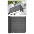 thumbnail image 3 of Commercial Fence Deck Privacy Screen Net Sunshading Weather Resistant Cooling Patio Backyard Porch Patio - gray, 3 of 7