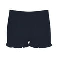 thumbnail image 6 of MIXUE Shorts For Women Summer Solid Color Elastic Ruffle Sexy Casual Comfortable Shorts Activewear,Blue,S, 6 of 9