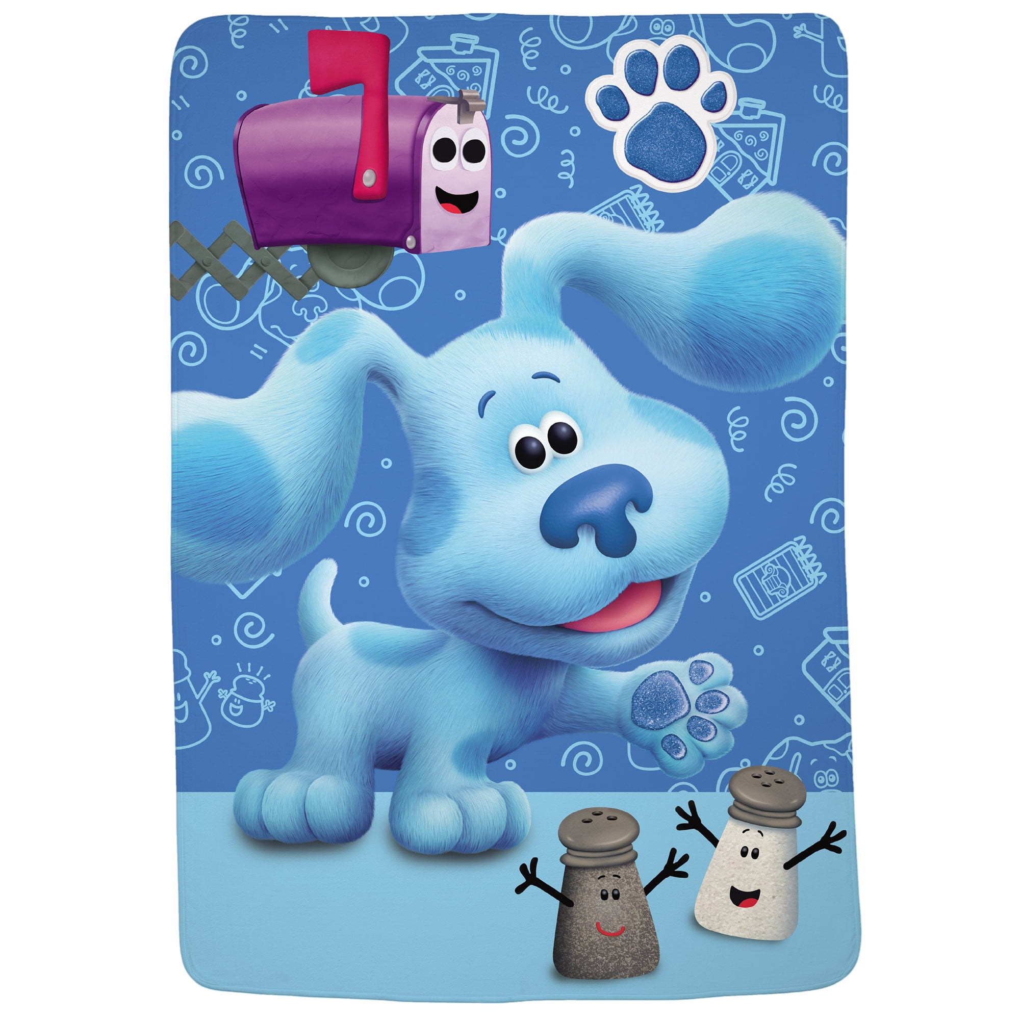 Blue'S Clues Kids Plush Microfiber Bedding Blanket, Twin/Full Size