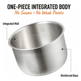 thumbnail image 2 of 5L 316 Stainless Steel Inner Pot Compatible with Zojirushi NS-TSC18 Rice Cooker, Replacement Bowl Fits B363/B367, Thickened One-Piece Design for Even Heating & Longer Warmth, 2 of 9