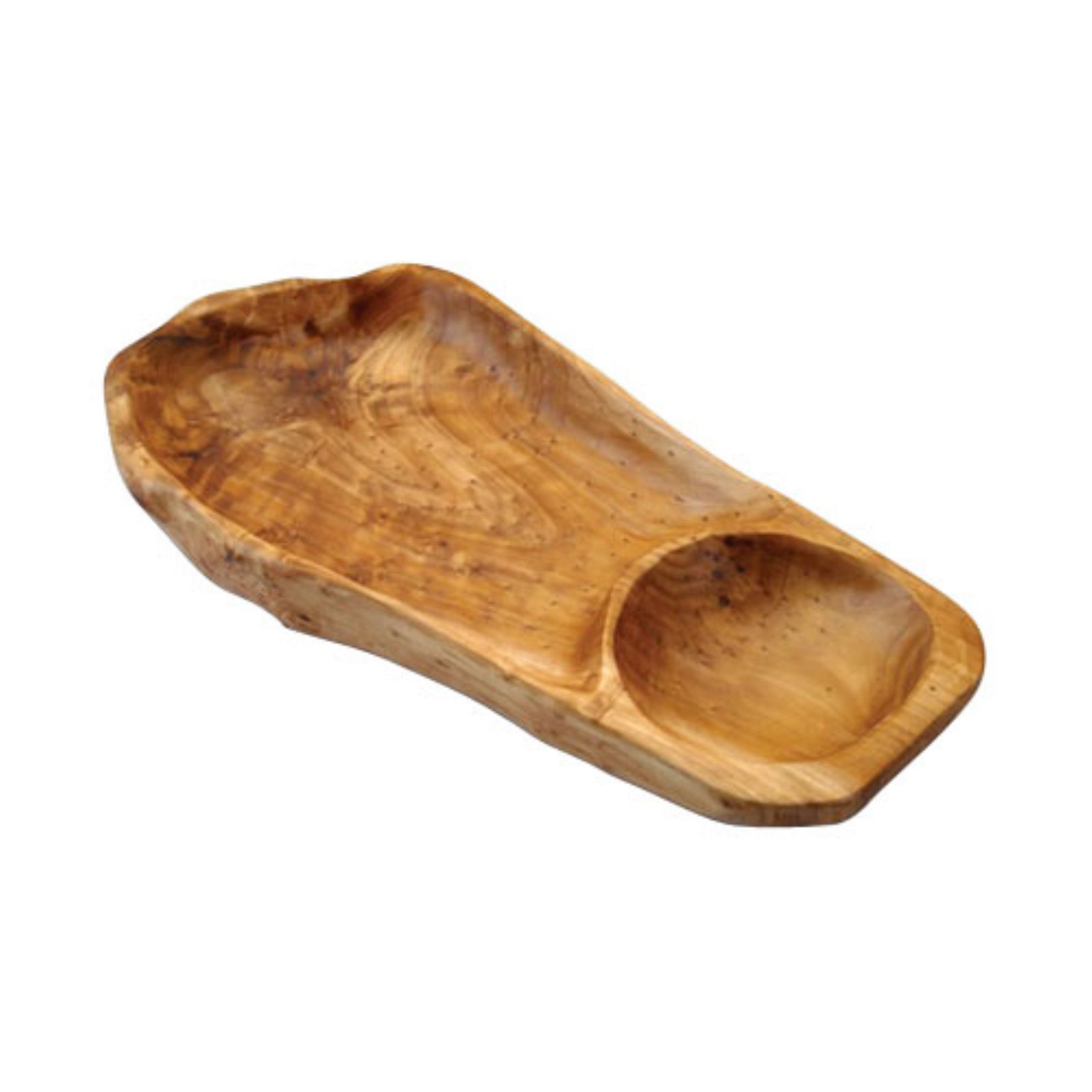 Enrico Root Wood Chip and Dip Platter