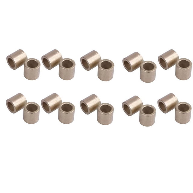 20 Pcs de Manchon de Roulement de Bague en Bronze Fritté Immergé dans l'Huile 8X12X12mm