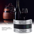 thumbnail image 3 of Bracelet de Température pour Vin, Bracelet Thermomètre LCD en Acier Inoxydable pour Vin Bouteille Bière Vins Rouges Capteur de Température pour Brassage à la Maison, 3 of 8