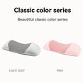 thumbnail image 2 of Memory Foam Pillow Multi-Functional Sleeping Pillow Support Leg Cushion Lumbar Extension Pillows Back Sleepers Pink, 2 of 6