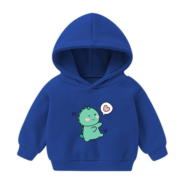 Sudadera Honeeladyy para niños, con diseño de dinosaurios, para bebés y niños pequeños, de forro polar, cálida y suave, con dibujos animados, para niñas pequeñas, lindas camisetas para vacaciones,