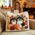 thumbnail image 5 of ibiyuan Halloween Tote Bag, Vintage Trick or Treat Shoulder Bag Gift Candy Bag Large Capacity for Party Favor Supplies, 5 of 6