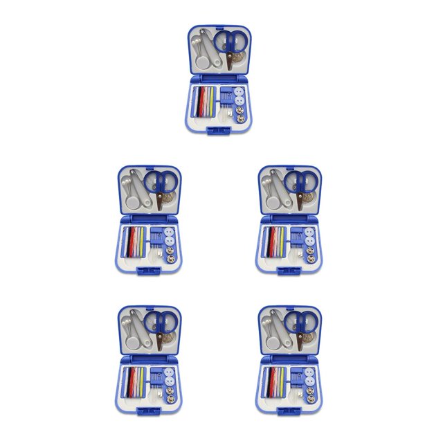 Monstrate Caja de almacenamiento de costura con hebilla para manualidades, estuches para agujas de bordado, organizador de hilos, tejido para Type2 NO2