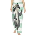 thumbnail image 1 of Fotbe Cute Raccoon Pantalones de Pijama para Mujer, Pantalones de Dormir, Pantalones Pj con Cordón y Bolsillos-Medium, 1 of 6