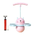 thumbnail image 1 of Pogo Ball con asa para niños y adultos con bomba, pelota que rebota Pogo Stick Ganado Rosa, 1 of 8