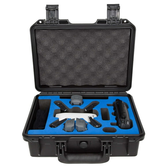 Ultimaxx Waterproof Case For DJI Spark Quadcopter - Rugged Compact Travel Storage Durable Hard Case With Drone Accessories Storage