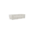 thumbnail image 3 of Meridian Furniture Miramar Cream Durable Linen Textured Modular Sofa, 3 of 9