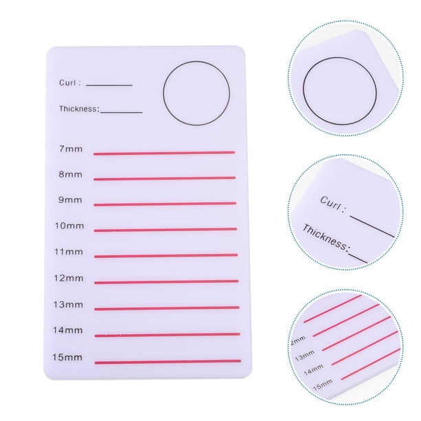Greenadscape Holder Acrílico Multicolor Para Pestañas Con Números Claros Para Organizar Extensiones Fáciles