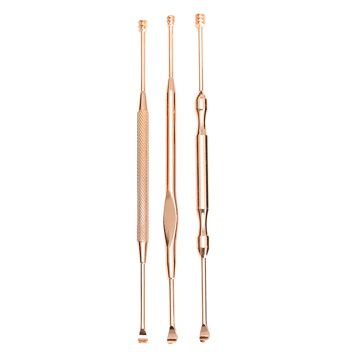 3pcs/Set Health Stainless Steel Ear Pick Wax Cleaner Curette Ear Wax