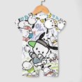thumbnail image 4 of Pochacco Baby Boy Girl Romper Short Sleeve Cotton Bodysuit Outfits Jumpsuit Summer One Piece Clothes, 4 of 8