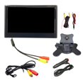 thumbnail image 1 of Monitor portátil de 7 "HD para coche, pantalla ancha a todo Color de 16/9 CC, 12V-24V, Monitor de coche de marcha atrás para soporte de succión de , cámara mariposa Sunnimix cámara de marcha atrás, 1 of 8