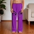 thumbnail image 5 of Purple Anime Face Manga Joggers for Boys Soft Lounge Pants with Pockets Teen Boys Casual Sweatpants Comfy Graphic Bottom,Size 4 T, 5 of 9