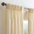 thumbnail image 2 of Waverly Serendipity Pinch Pleat Back Tab Light Filtering Curtain Panel, 25" x 84", 2 of 5