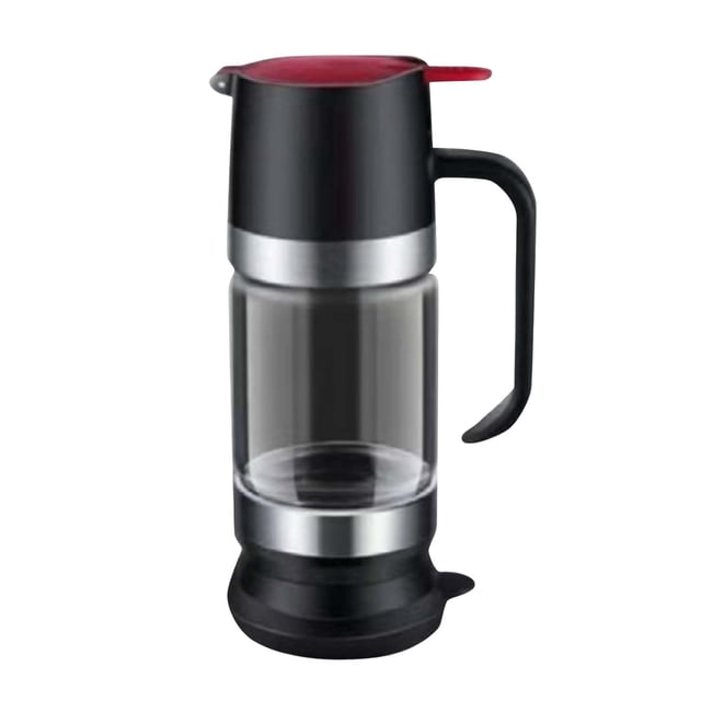 ZZHZGZ Sale Items on Clearance Dispenser No with Base Glass Dispenser Pressure Design for Quantitative Extraction Syrup and Jam Container with Handle Features: