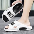 thumbnail image 3 of Men's Beach Slippers with Soft Low Arch Support Comfortable Thick Sole Anti Slip Easy To Clean, 3 of 5