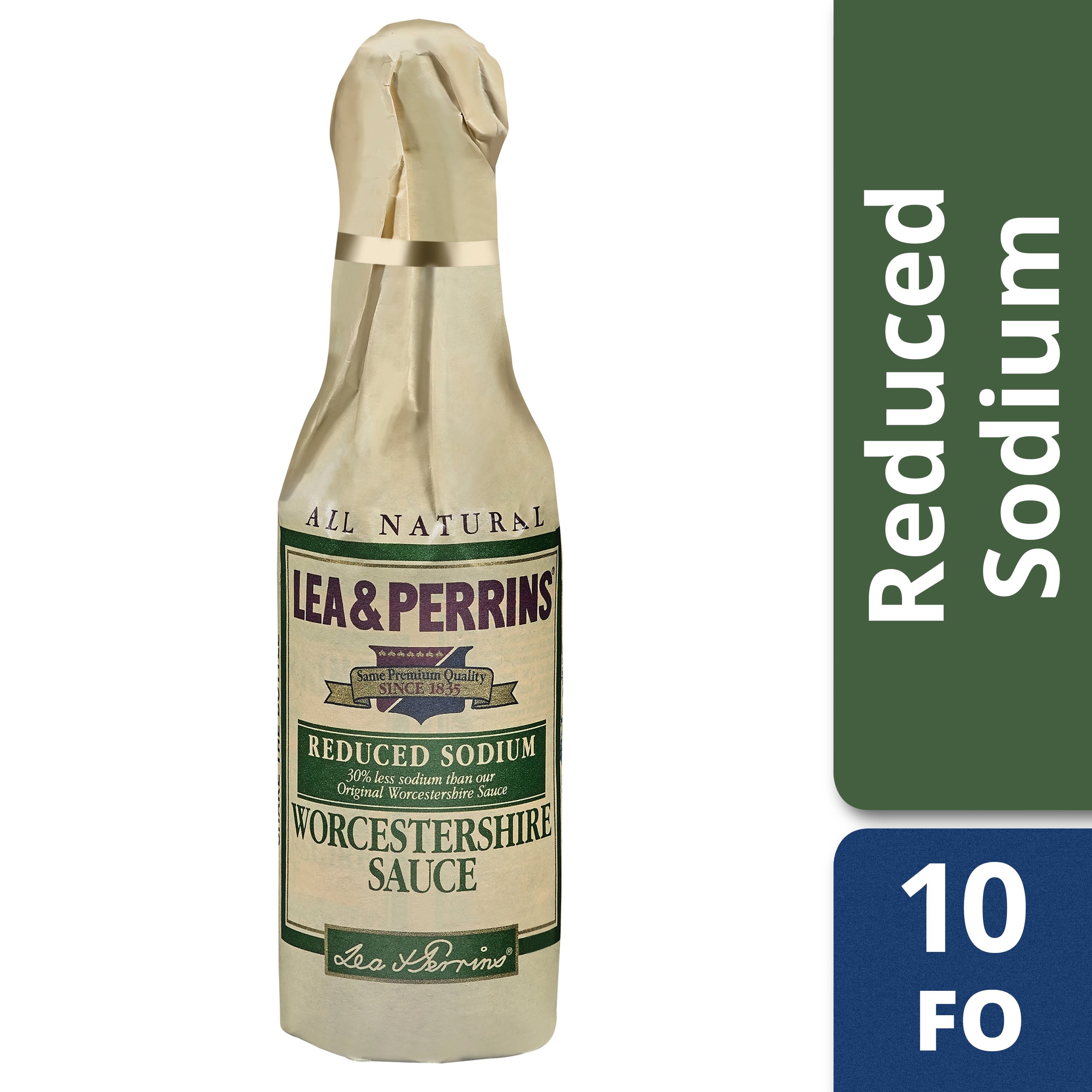 Lea & Perrins Reduced Sodium Worcestershire Sauce, 10.0 fl oz Bottle