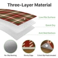thumbnail image 6 of DEORAB Outdoor Rugs 4'X6' Chenille Patio Rug Three-Layer Material Imitation Silicone Spot Molding Camping Outside Rv Mat Red & Green, 6 of 7