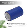 thumbnail image 4 of Cinta adhesiva azul PENGJJMXG para pintores 1 pulgada paquete de 6 22 yardas por rollo, 4 of 5