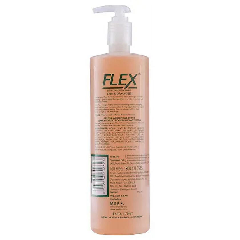 Revlon Flex Body Building Protein Shampoo for Dry Damaged Hair - 592 ml