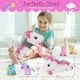 thumbnail image 3 of Animal de peluche, gnomantic, unicornio, mamá con 4 bebés y niñas de 3 a 8 años, 3 of 7