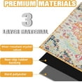 thumbnail image 3 of Office Chair Mat for Hardwood Floor 36"X 48" Computer Desk Chair Carpet Retro Boho Office Mats for Rolling Chairs Carpet Non-Slip Floor Protector Mat for Office Home Hard Floor & Tile Floor, 3 of 5