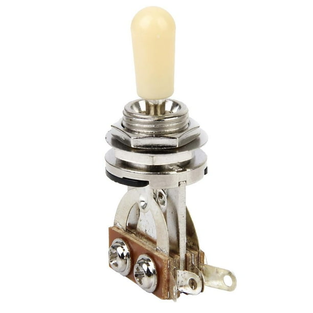 Interruptor de palanca 3 vías Sunnimix para Guitarra color crema