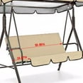 thumbnail image 2 of Funda para silla de columpio Silla de columpio de jardín al aire libre Funda protectora impermeable a prueba de polvo para asiento, Beige Eigraketly  HA005111-07, 2 of 6