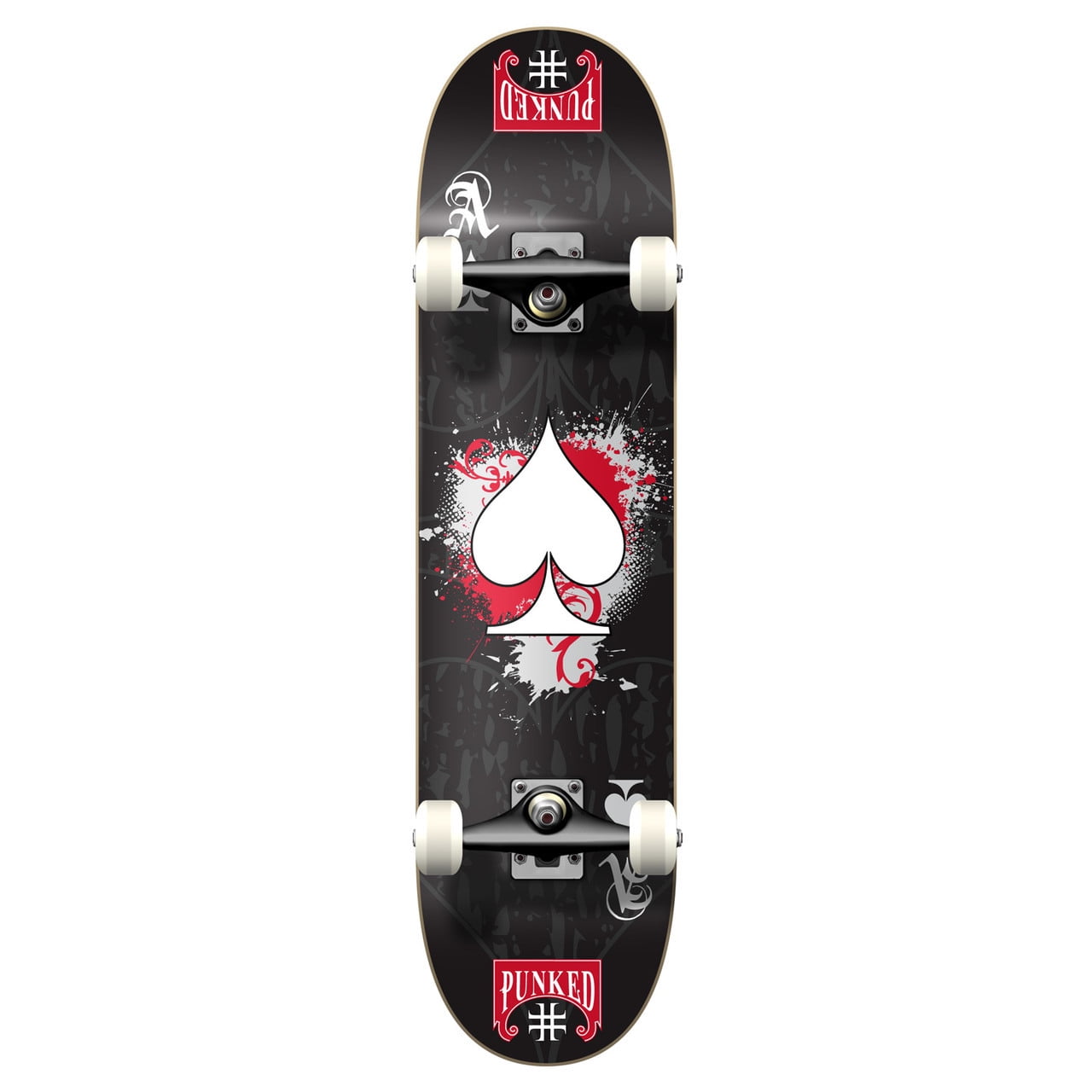 7.5 inch Yocaher Graphic King of Spades Skateboard Deck 