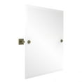 thumbnail image 2 of Allied Brass MT-92-PEW Montero Collection Contemporary Frameless Rectangular Tilt Mirror with Beveled Edge, Antique Pewter, 2 of 5