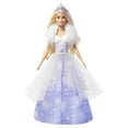 thumbnail image 4 of Barbie Dreamtopia Fashion Reveal Princess Doll, 12-inch, Blonde with Pink Hairstreak, 4 of 7