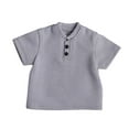 thumbnail image 2 of arctrm 1/9 Doll Clothes Costume Short Sleeve Shirt for Muscular Body Action Figure Male Gray, 2 of 9
