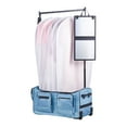 thumbnail image 2 of Large 29 Inch Dance Weekender Bag with Garment Rack - Rolling Duffle with Wheels, Perfect for Travel, Blue, 2 of 11