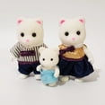 thumbnail image 4 of Familia de animales del bosque 1:12 Muebles para casa de muñecas Mini figura de oso conejo Muñecas de juguete Regalos para niños, 4 of 5