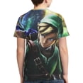 thumbnail image 3 of The Legend of Zelda 3D Printed T-Shirt Crewneck Graphic Short Sleeve Tees for Boys Girls, 3 of 7