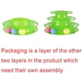 thumbnail image 6 of Cat Toy Roller Cat Toys 3 Level Towers Tracks Roller with Three Colorful Ball Interactive Kitten Fun Mental Physical Exercise Puzzle Toys, 6 of 9