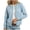 Sky Blue, variant on GEWSEY Women's Polka Dot Cardigan Oversized Open Front Sweater Button Down Knit Outerwear Cozy Sweaters Fall Winter Trendy Cute Teacher Cardigans (Khaki, M)