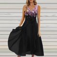 thumbnail image 3 of QJUHUNG Formel pour Femmes Soirée Robe Midi Été Col en V Manches Courtes T-Shirt Soirée Invitée de Mariage Style Asymétrique B-8 Cocktail Gris_i L, 3 of 5