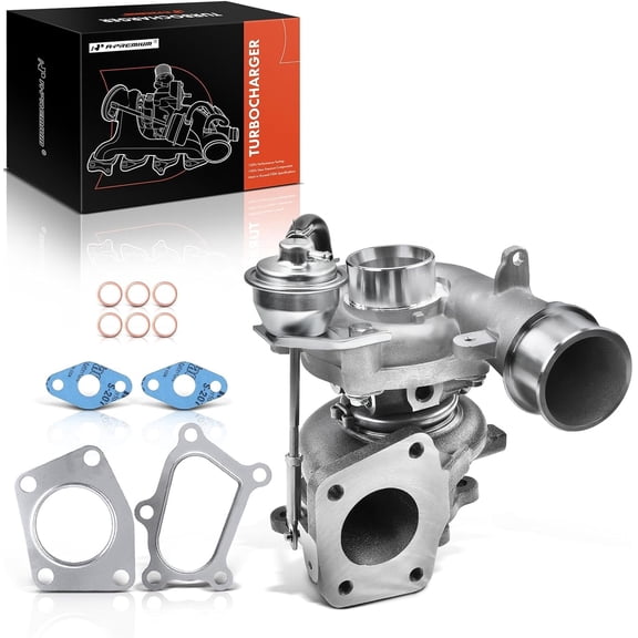 A-Premium Complete Turbo Turbocharger Kit with Wastegate Actuator & Gasket Compatible with Mazda 3 2007-2013 6 2006-2007 CX-7 2007-2010 2.3L Replace# 5304-710-9901 L3K913700E