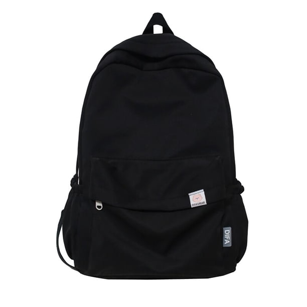 Mochila impermeable de nailon para mujer, bolsa de viaje para adolescentes, Color sólido, nueva Fivean unisex
